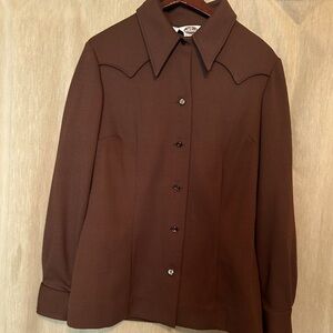 Vintage Lasso women’s western wear brown suit. NWT